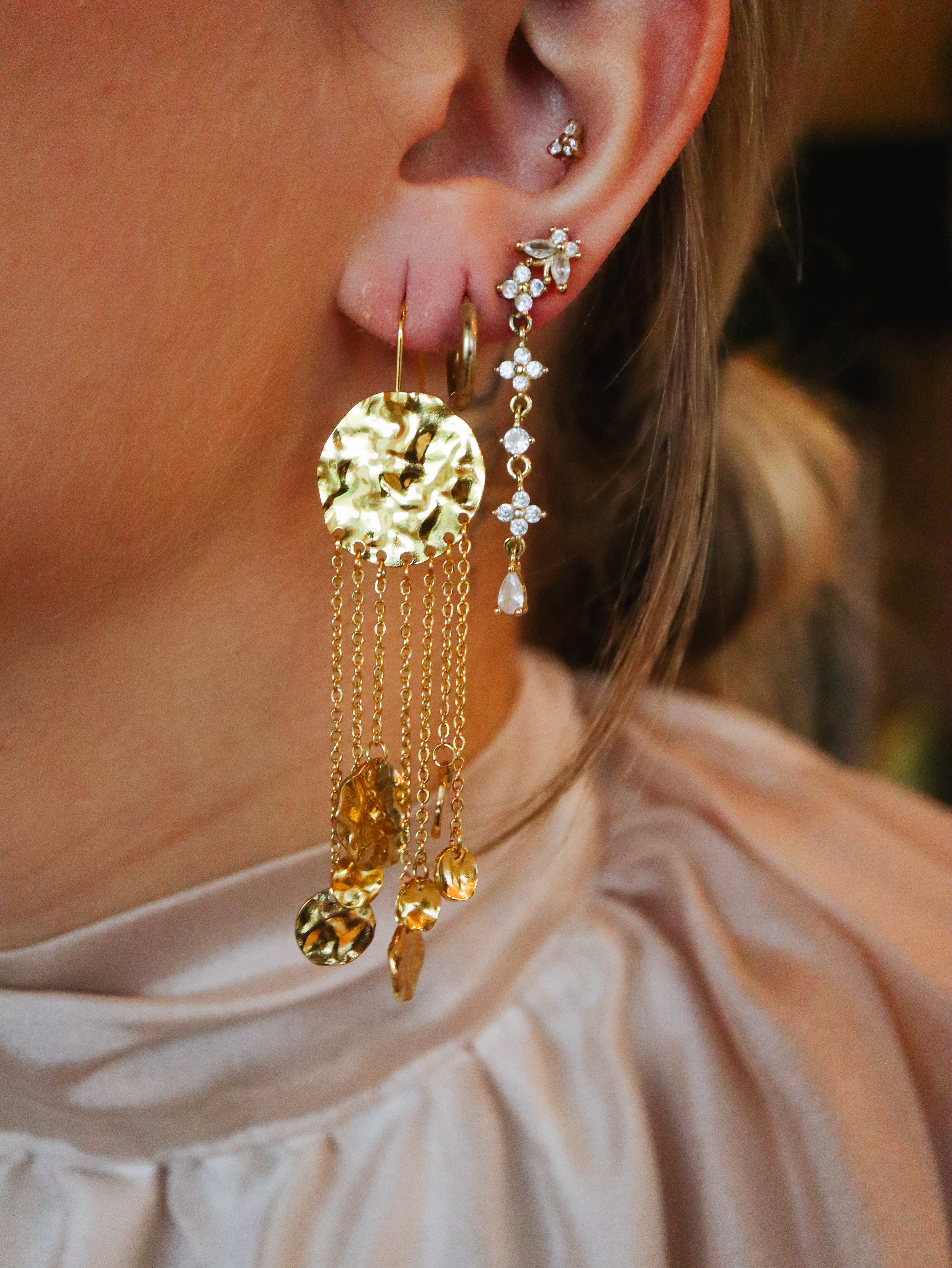 Boucles d'oreilles - Acier inoxydable - Sara