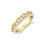 Thumbnail: 14k Gold Diamond Chain Link Ring