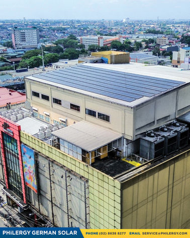 238-panel high-quality grid-tied solar panel system in Quezon City | PHILERGY German Solar Philippines