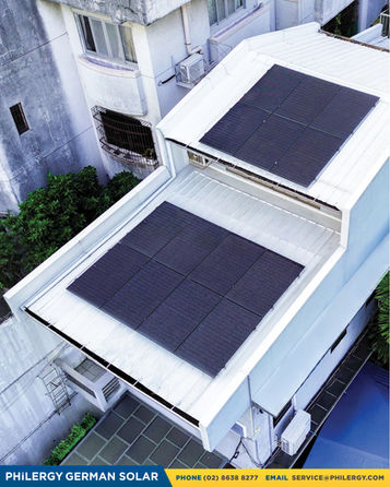 14-panel grid-tied premium, high-quality solar system in Quezon City | PHILERGY German Solar Philippines