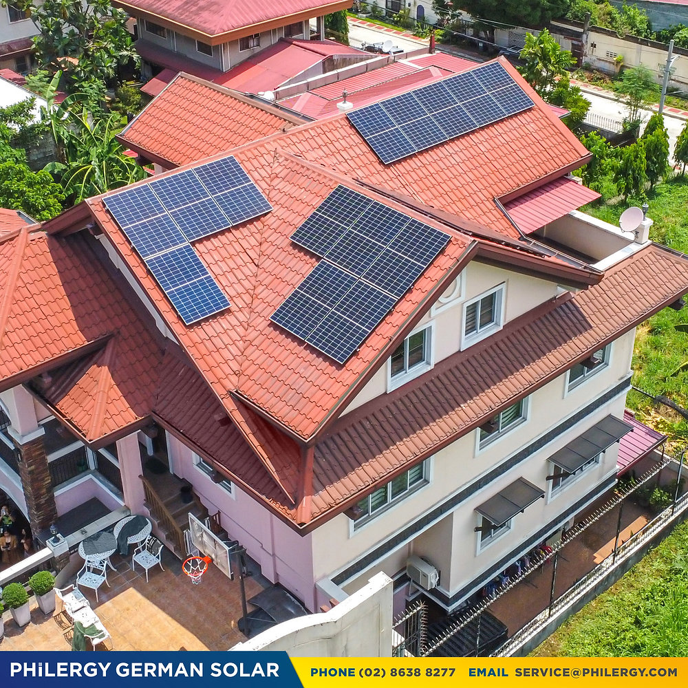 19panel gridtied solar system in Holy Spirit, Quezon City PHILERGY German Solar