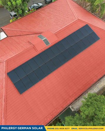 30-panel grid-tied premium, high-quality solar system in Makati City | PHILERGY German Solar Philippines