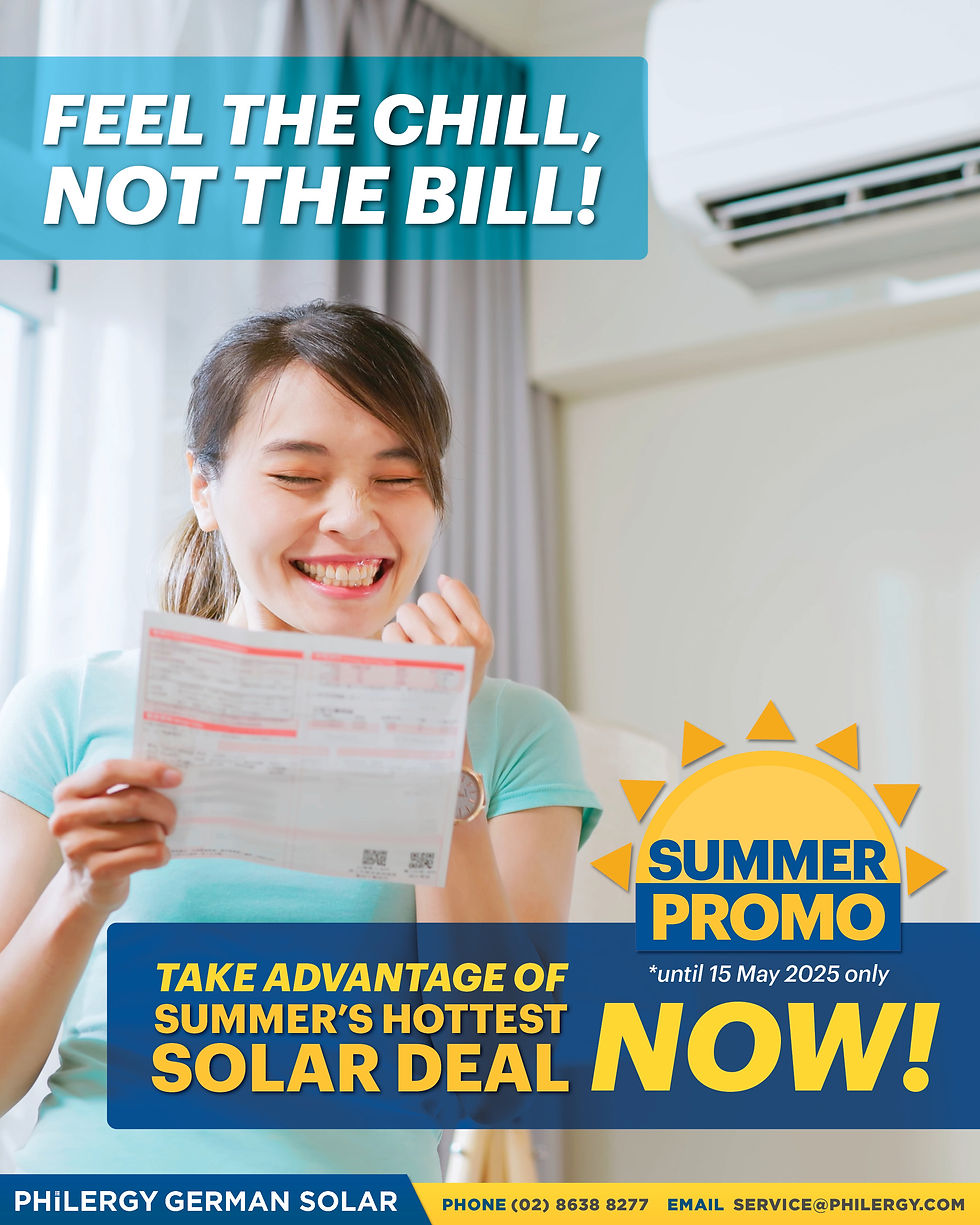 Summer Solar Promo | Make Tag-Init Stress Free — Invest in Solar at the Perfect Time with PHILERGY German Solar