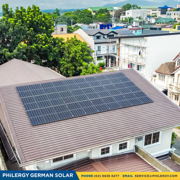 30-panel high-quality grid-tied solar panel system in Matandang Balara, Quezon City | PHILERGY German Solar Philippines