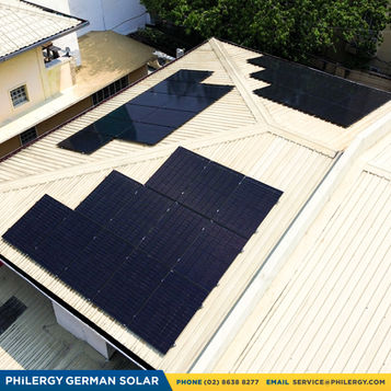 34-panel high-quality grid-tied solar panel system in Little Baguio, San Juan City | PHILERGY German Solar Philippines