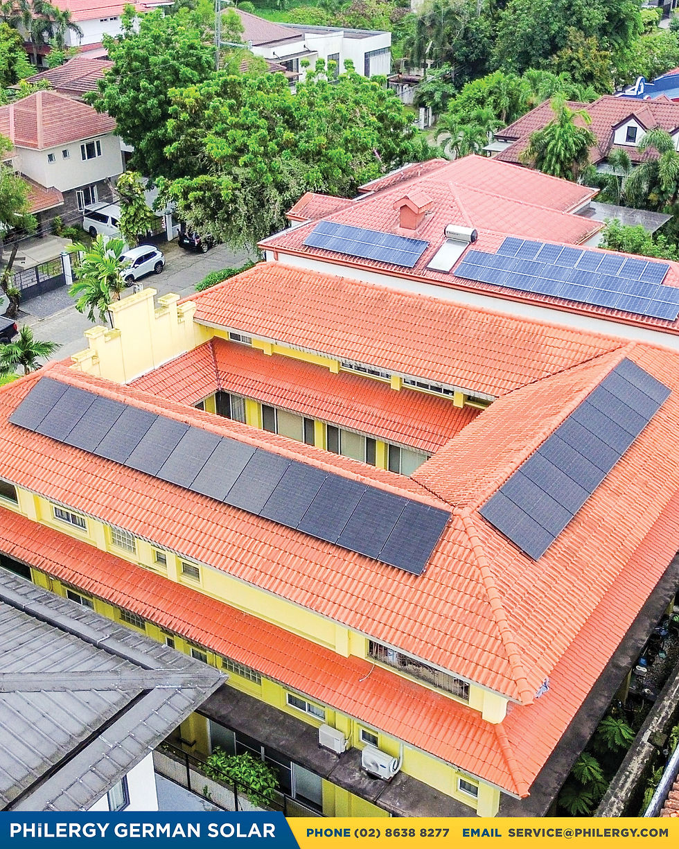 21-panel grid-tied solar system in Marikina City | PHILERGY German Solar