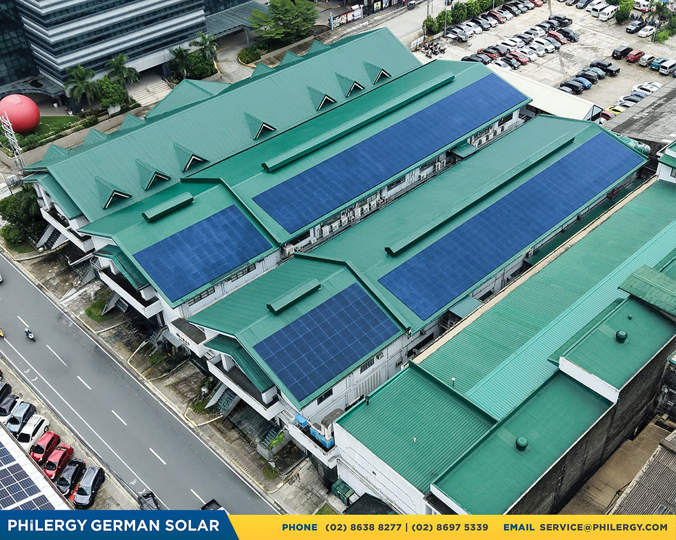 414-panel grid-tied premium, high-quality solar system in Mandaluyong City | PHILERGY German Solar Philippines