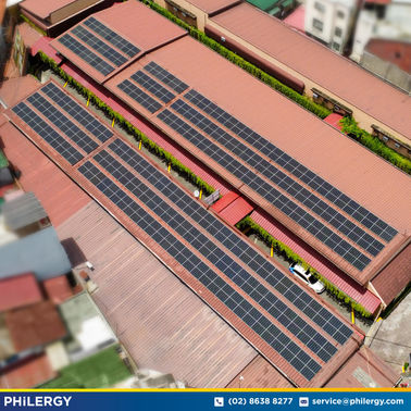 243-panel grid-tied solar system in Las Pinas City - PHILERGY German Solar