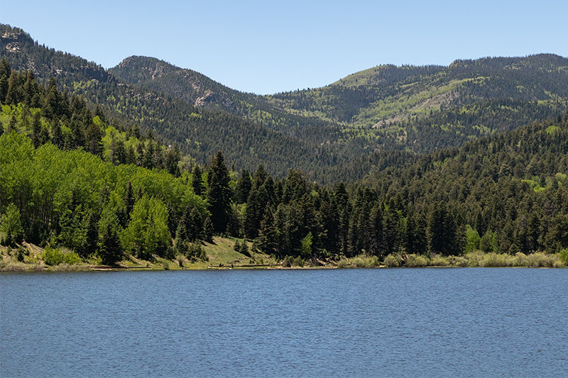Photo of part of Lake Isabel located along the Frontier Pathways Scenic Byway, Colorado