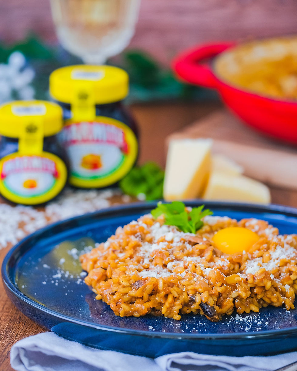 Marmite Mushroom Risotto recipe
