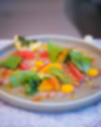 Prawn Carpaccio at Latini Restaurant