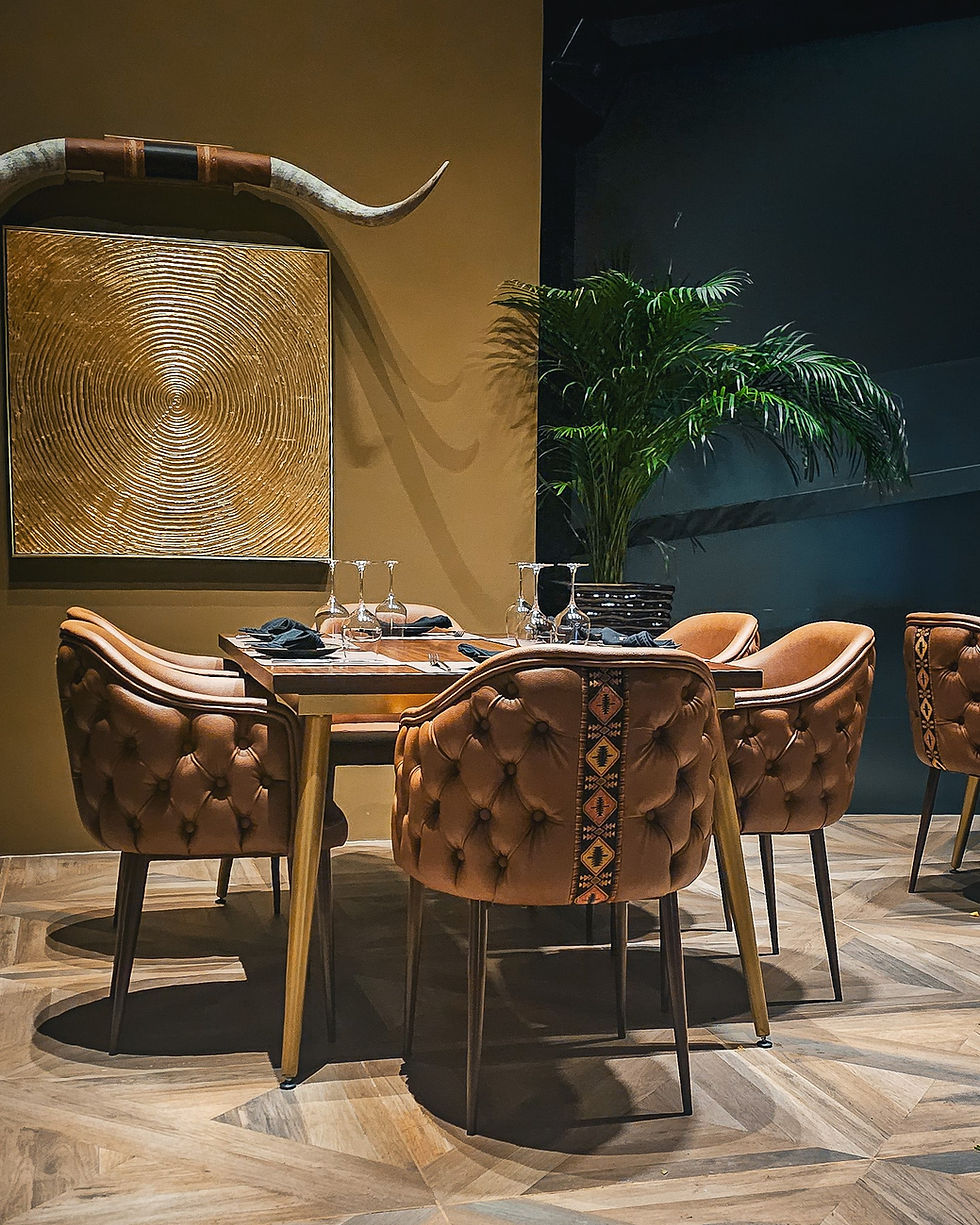 Toro Toro Restaurant seating