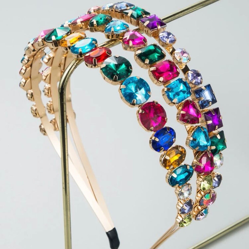 Thumbnail: 3-Layer Crystal Hair Bands