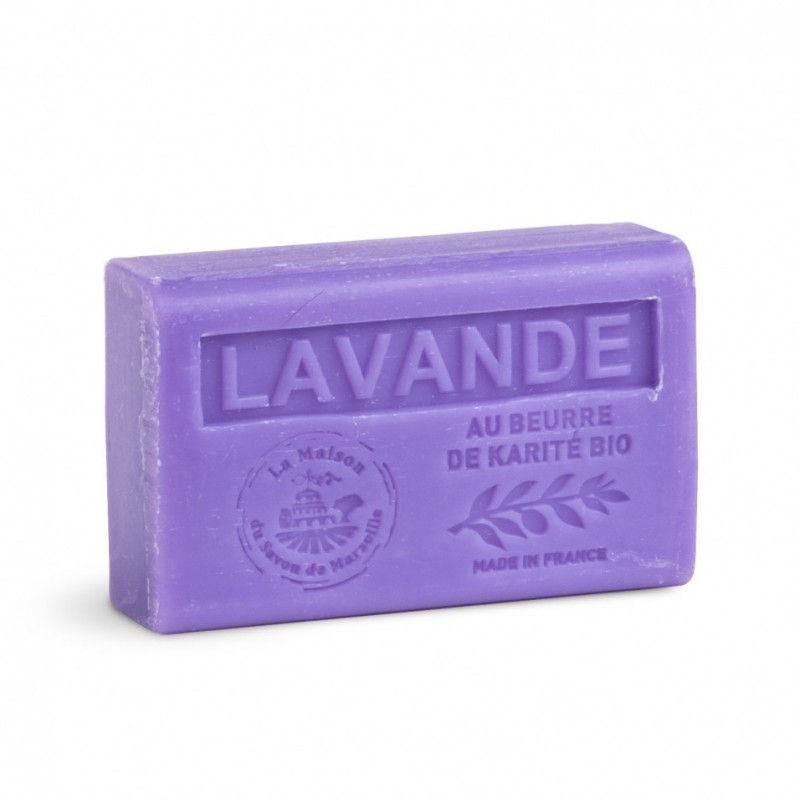 SCENTED ORGANIC SHEA BUTTER SOAP - 125G - LAVENDER