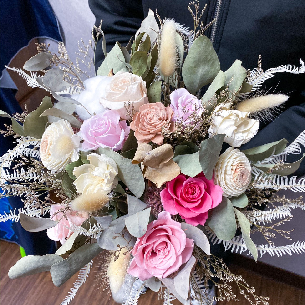 三分糖自然捧花｜乾燥花永生花