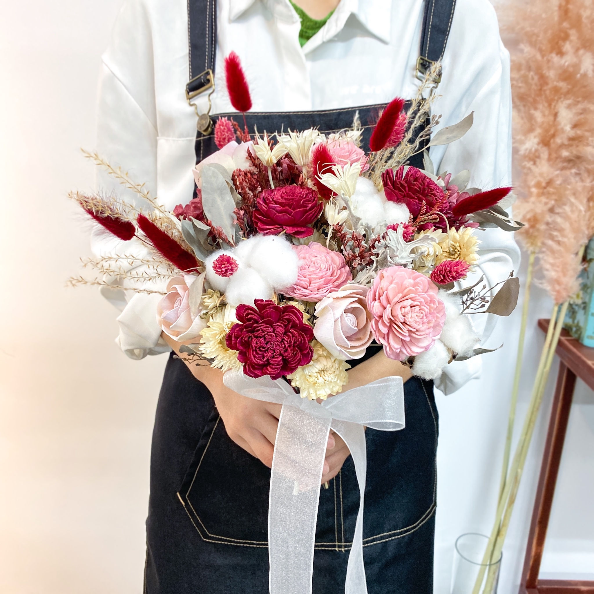 為愛勇敢 捧花｜乾燥花永生花