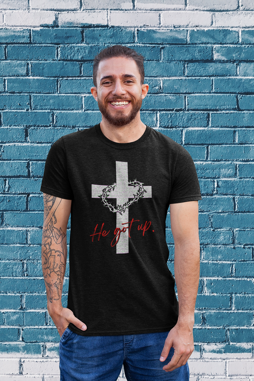 Thumbnail: He Got Up! Tee