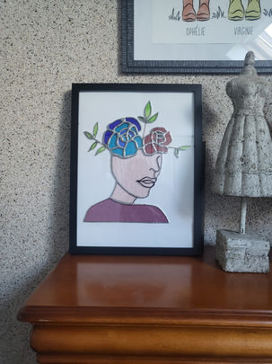Portrait de femme  60 euros