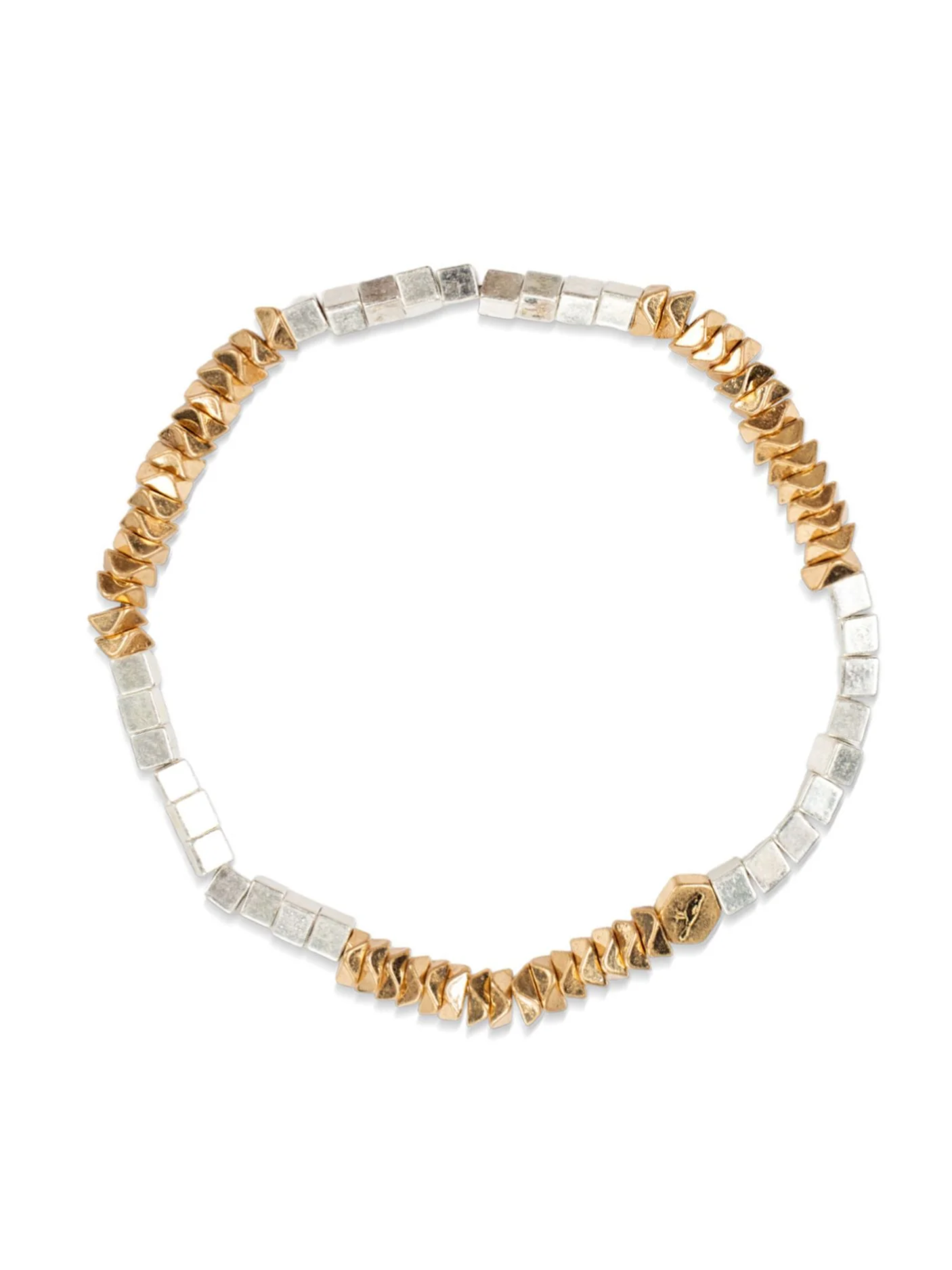 Mini Metal Bracelet - Geometric Gold/Silver