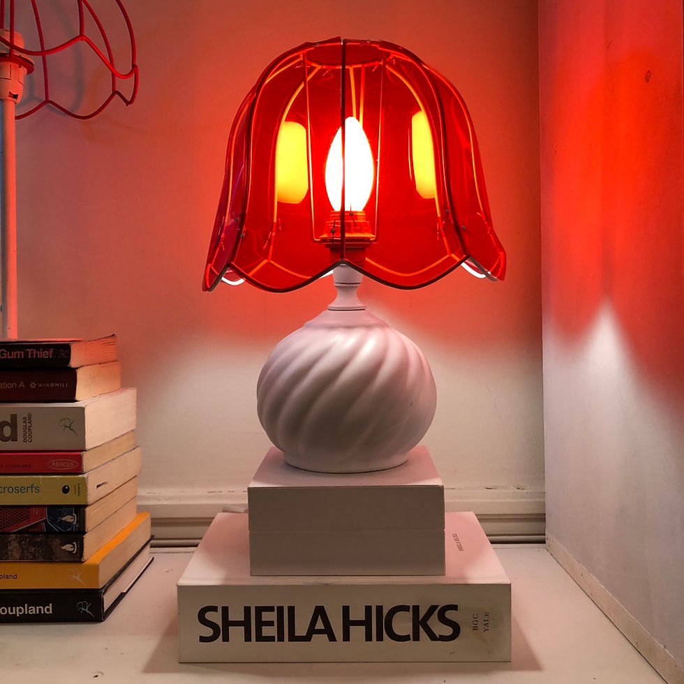 Miniature : Lampe Maison Close Rouge