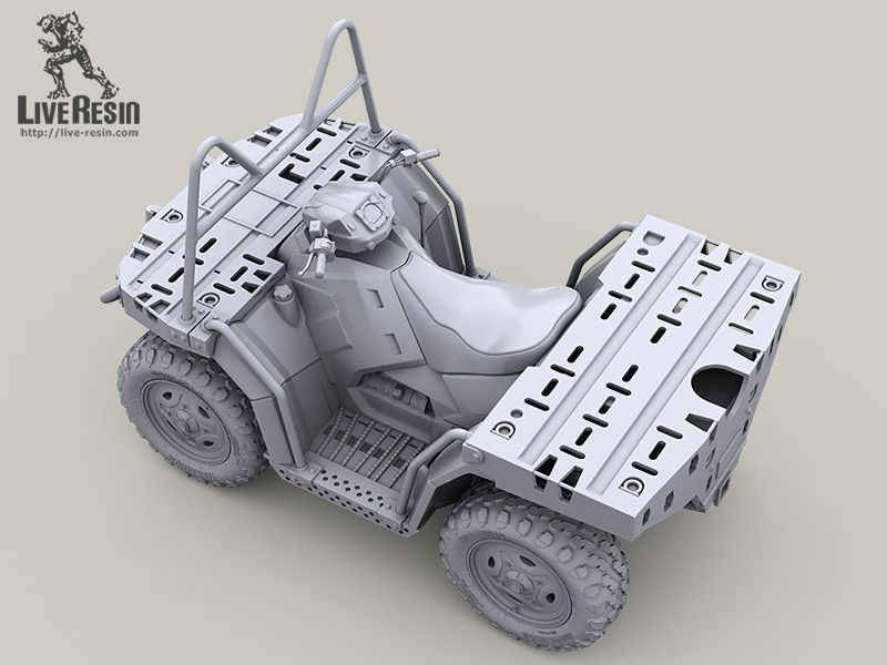サムネイル： LRE-35318 【ポラリスMV850 ATV 特殊部隊用 全地形対応車(フルレジンキット)】