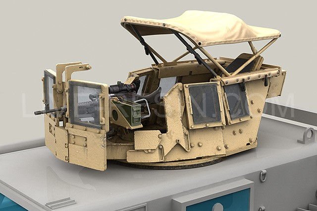 サムネイル： LRE-35229 【ハンヴィー装甲銃塔海兵隊仕様(2)+M240B機銃セット】