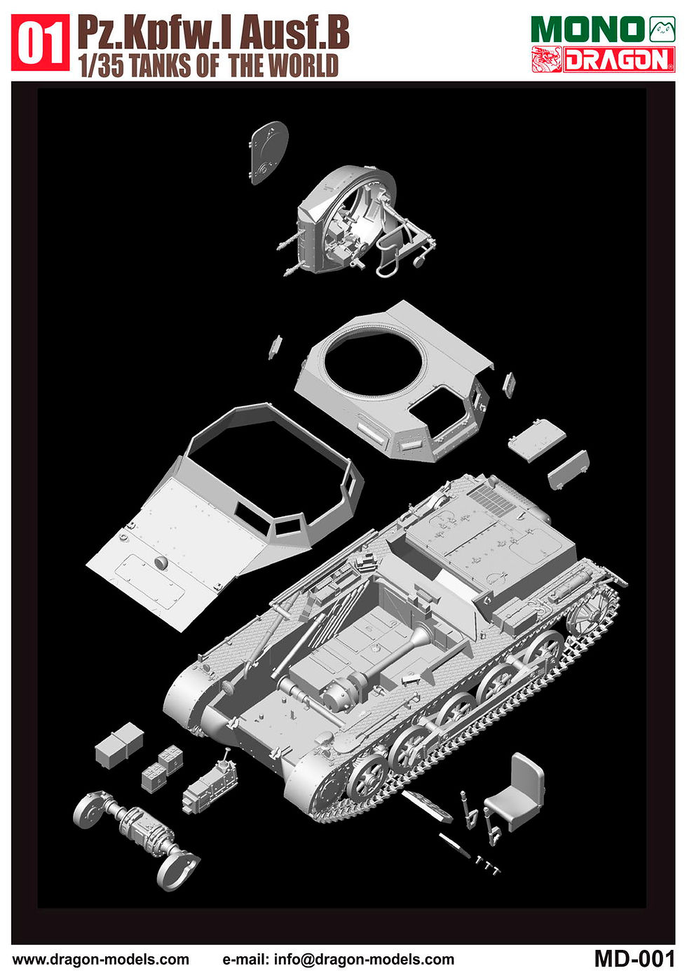 サムネイル： 1/35 TANKS OF THE WORLD ドイツⅠ号戦車B型