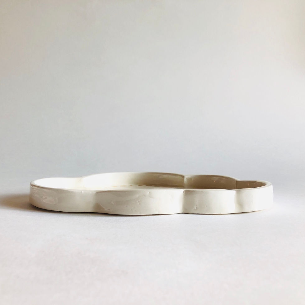 Miniature : Ensemble plat nuage et deux coupelles personnalisés pour chats et chiens