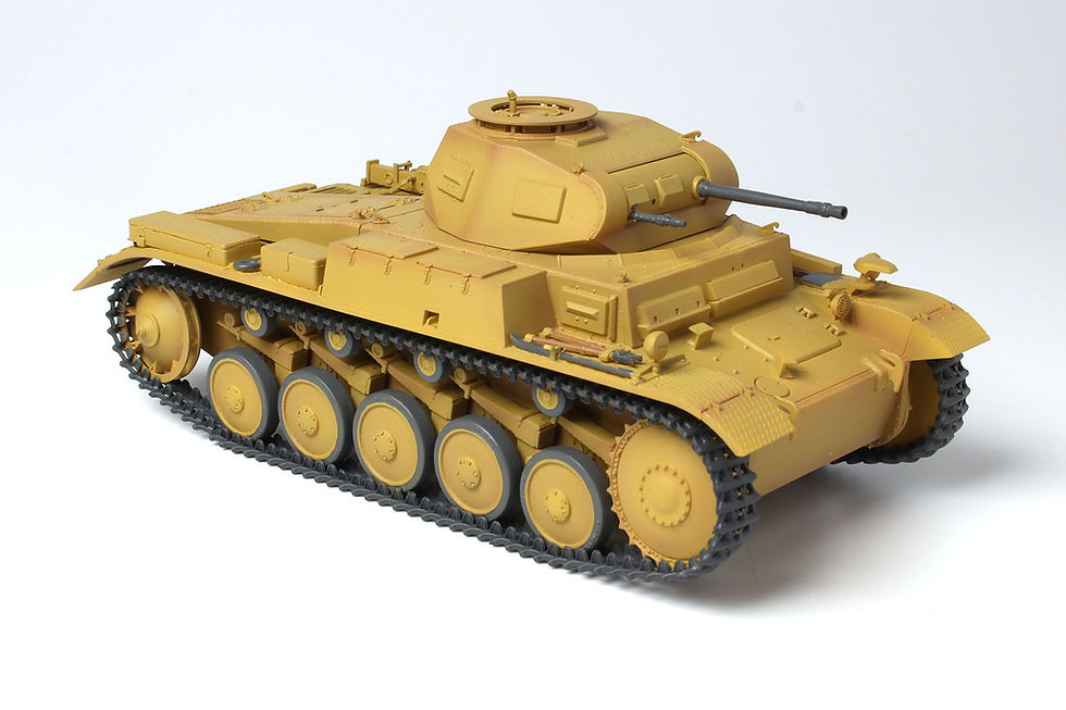 サムネイル： 1/35 TANKS OF THE WORLD ドイツ II号戦車F型アフリカ軍団