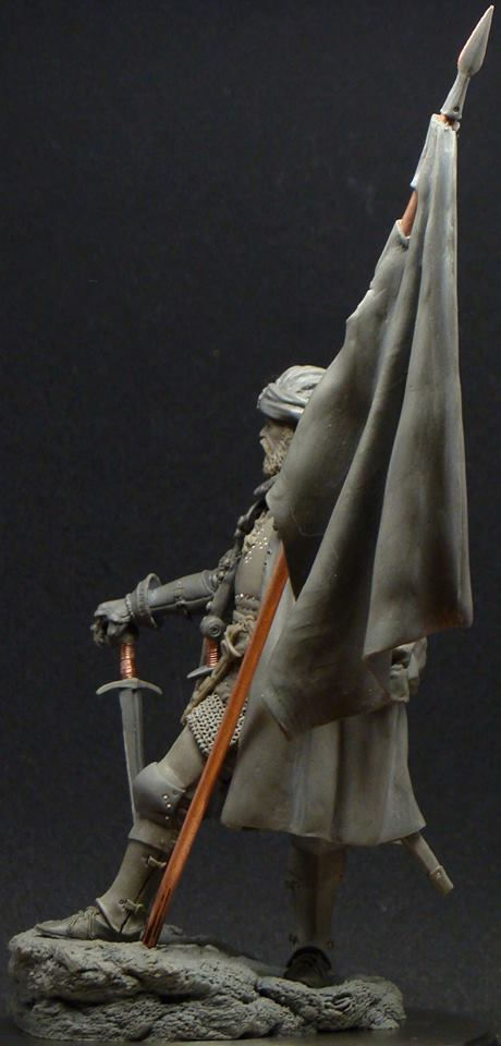 サムネイル： F-75-016-European knights 14th century「1/24　14世紀ヨーロッパ騎士」