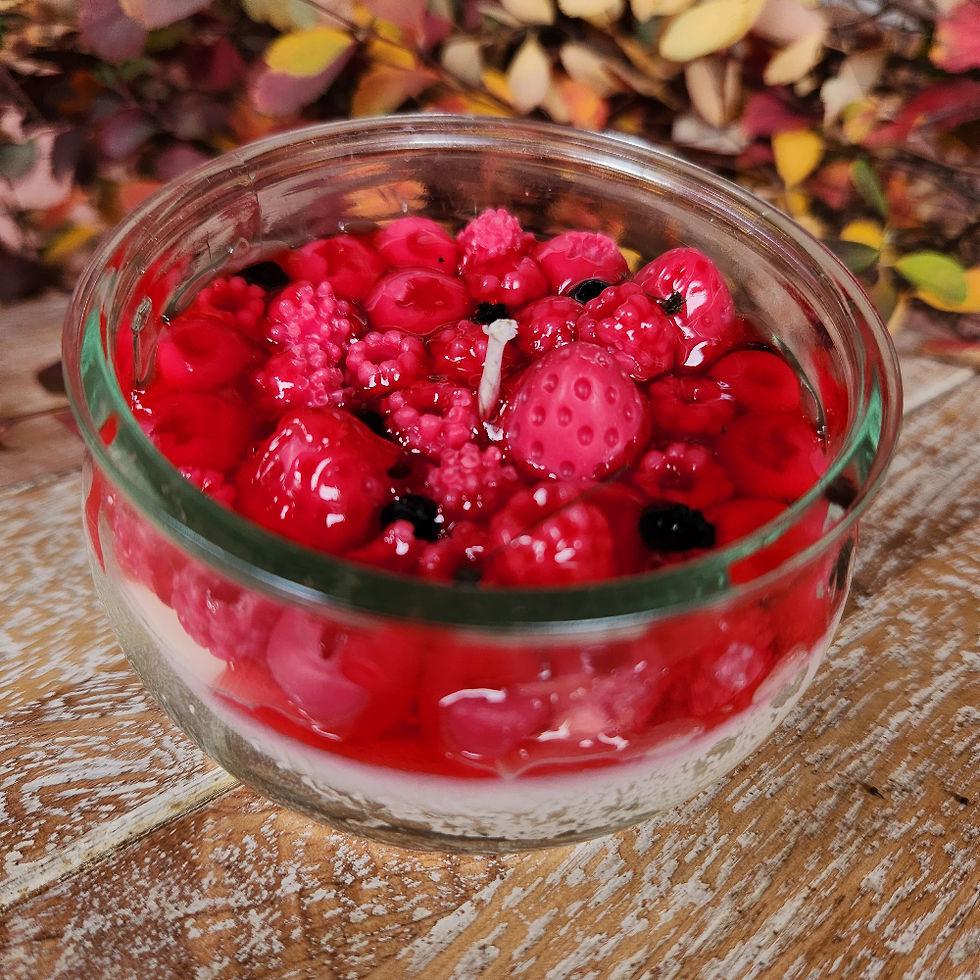 Свещ чийзкейк Малинки