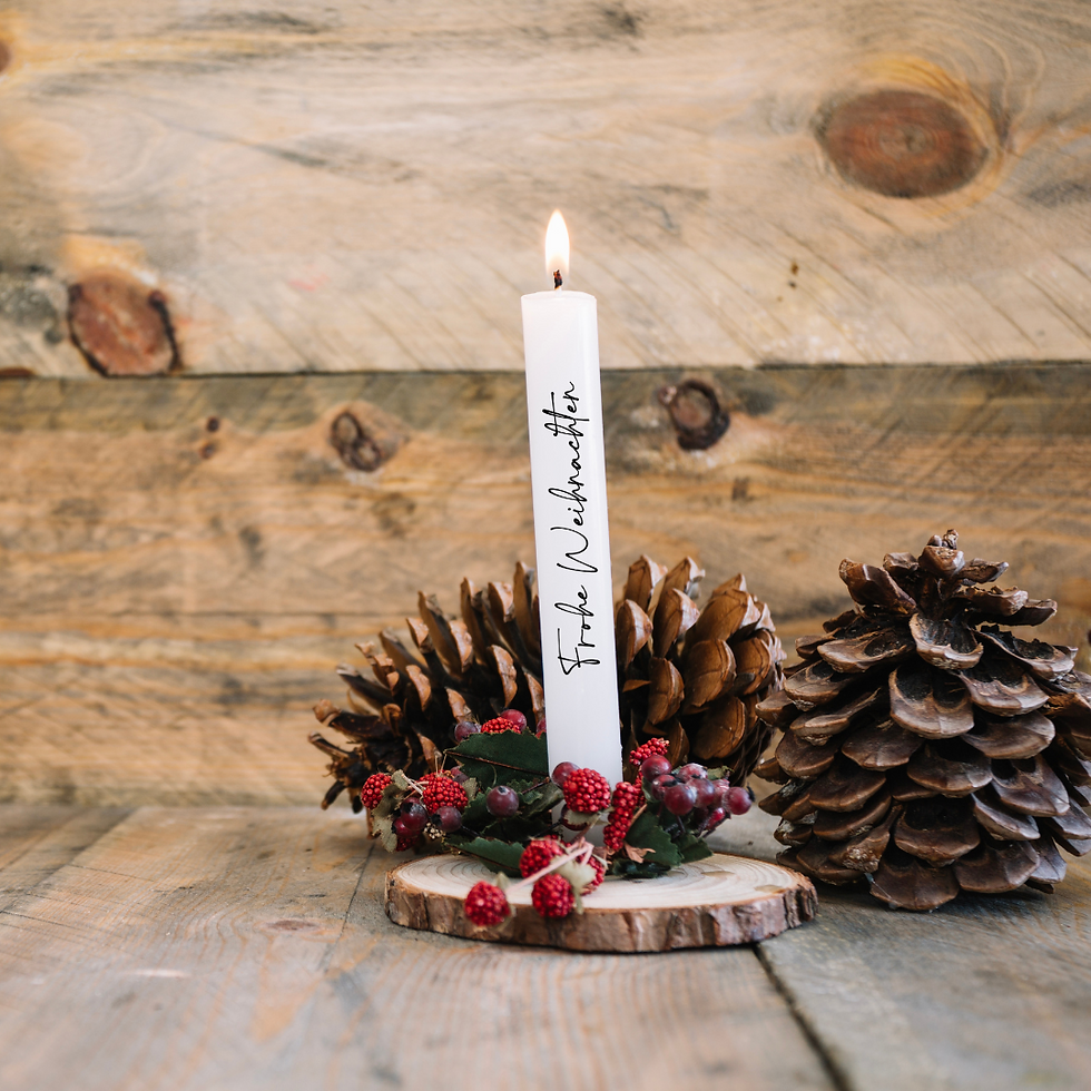Miniaturbild: Kerzentattoo "Frohe Weihnachten #2"