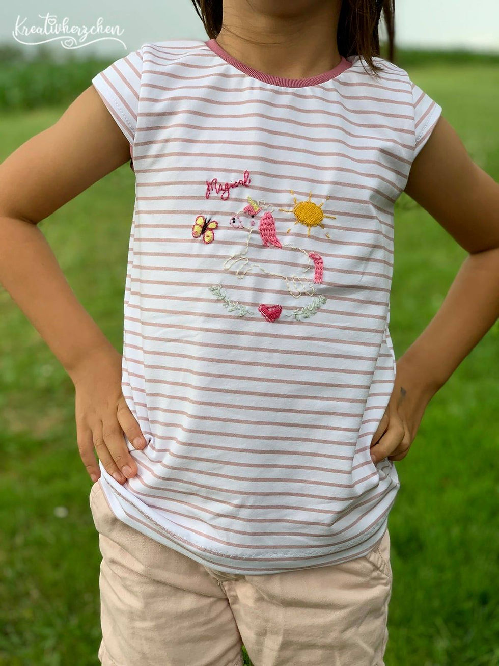 Miniaturbild: Stickanleitung "Dino & Einhorn"