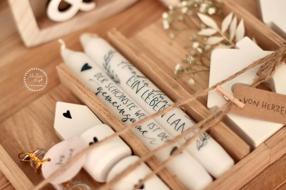 Miniaturbild: Kerzentattoo "Hochzeit"