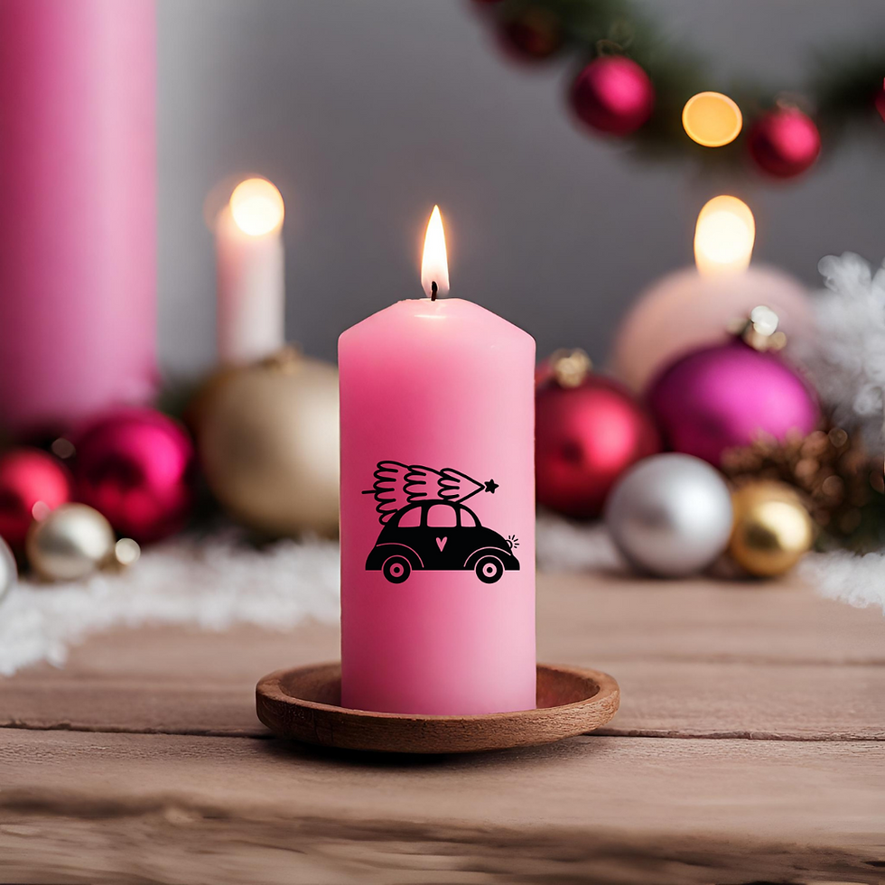 Miniaturbild: Kerzentattoo "Weihnachtsmotive"