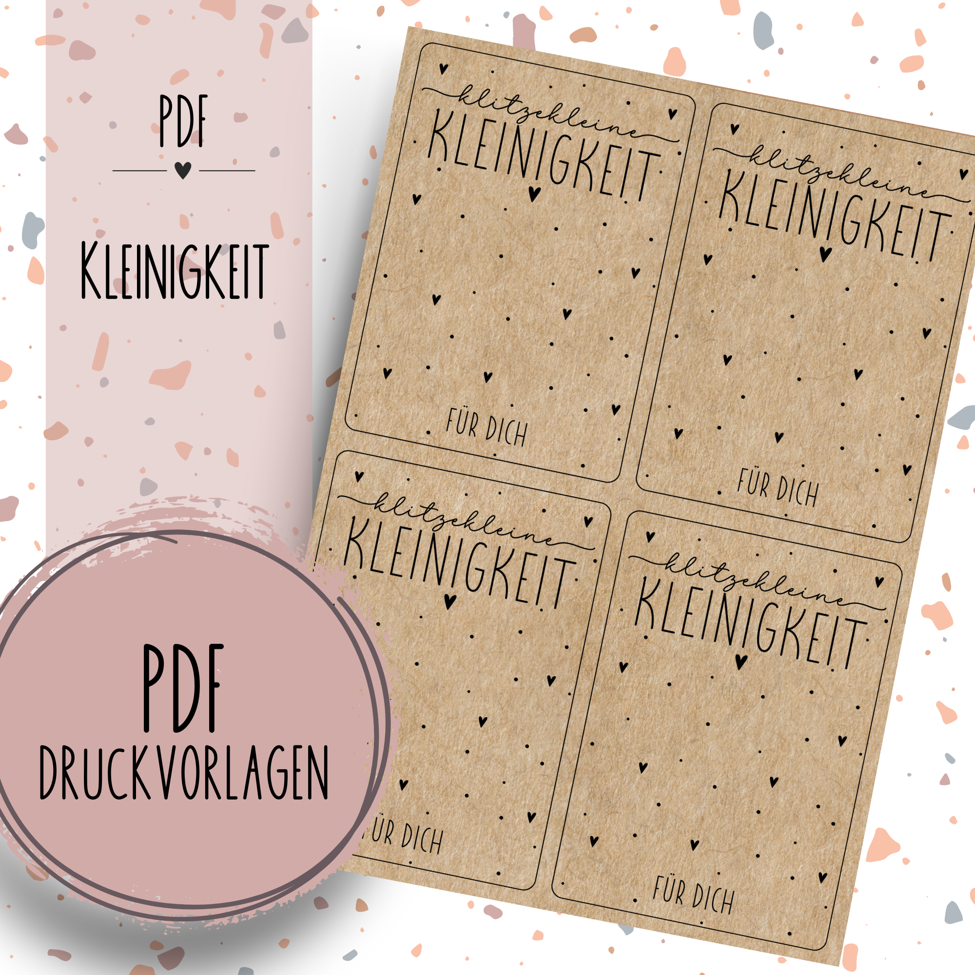 Druckvorlage "Kleinigkeit"