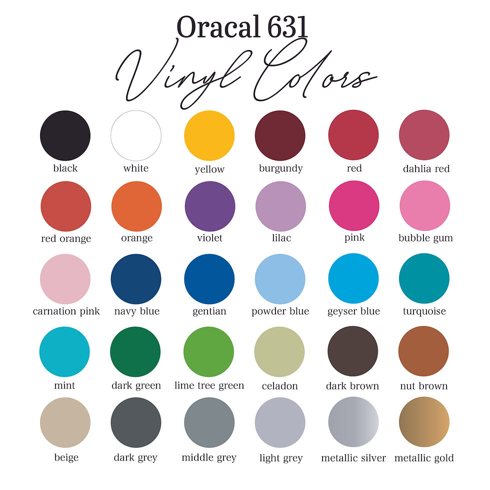 Thumbnail: Oracal 631 Vinyl 12 x 24 Sheet