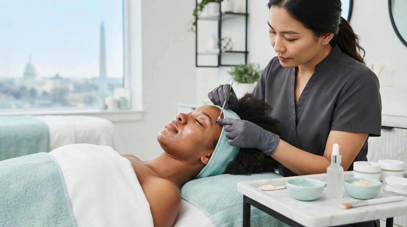 Facials for Clogged Pores in DC Humidity: What Helps