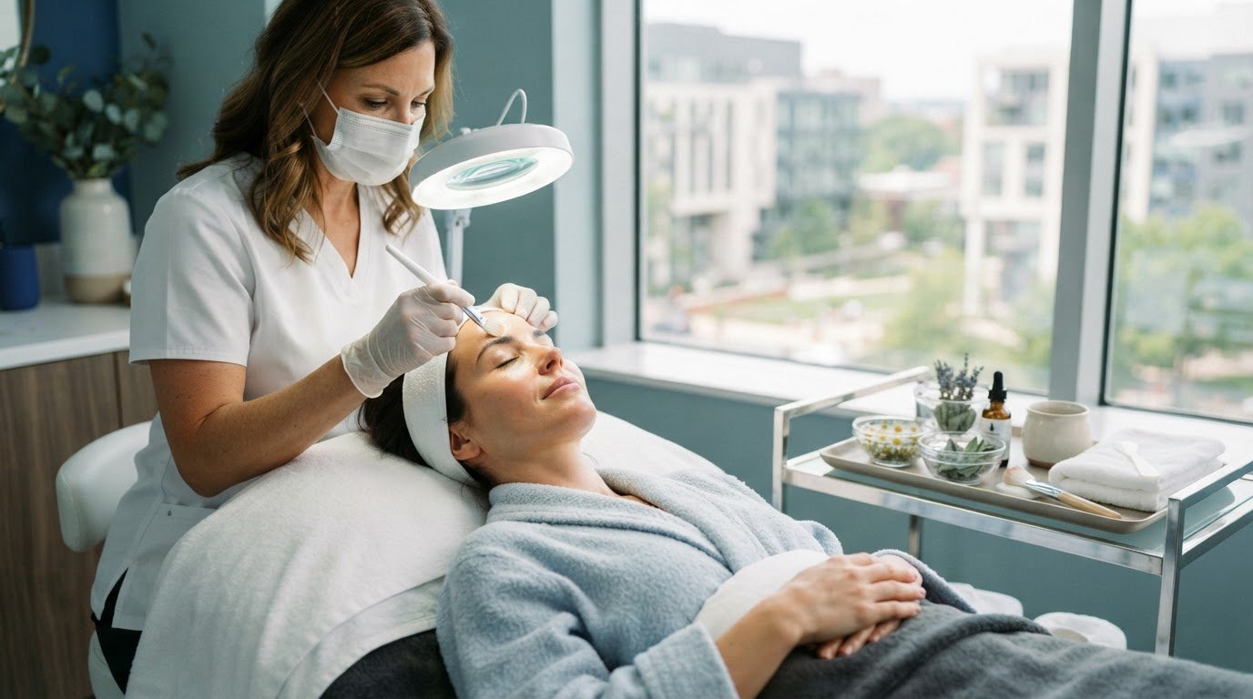 Best Facial for Stressed Skin in Arlington, VA