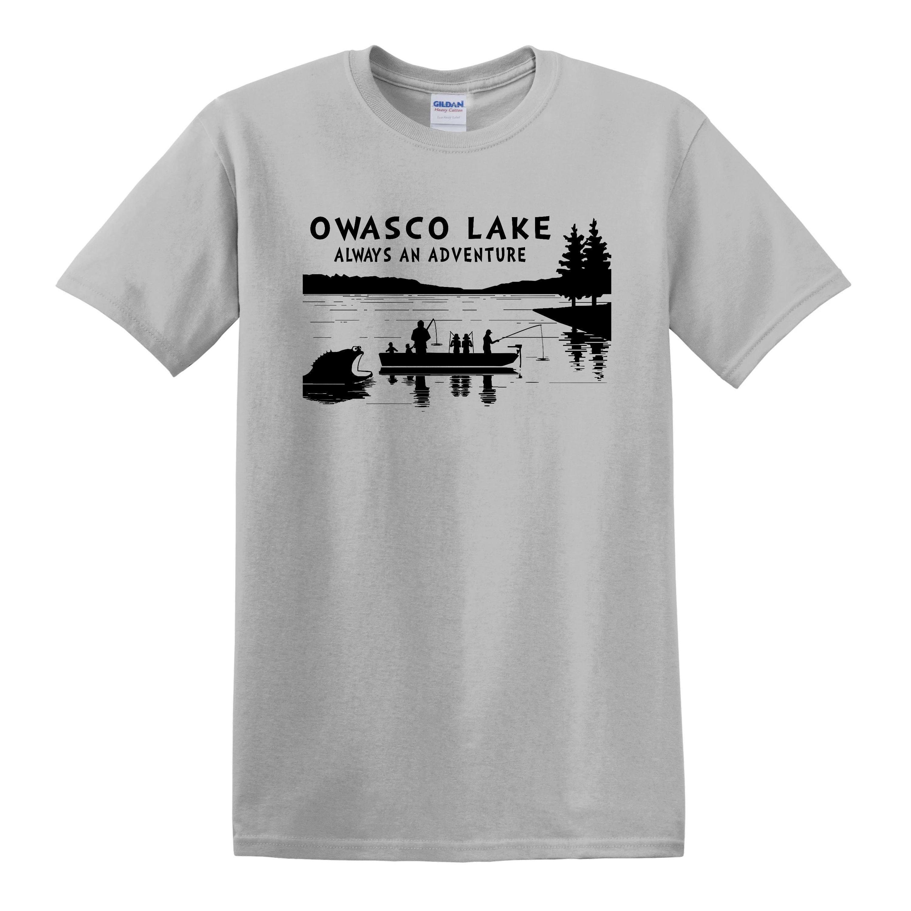Owasco Lake Always an Adventure Adult T-Shirt