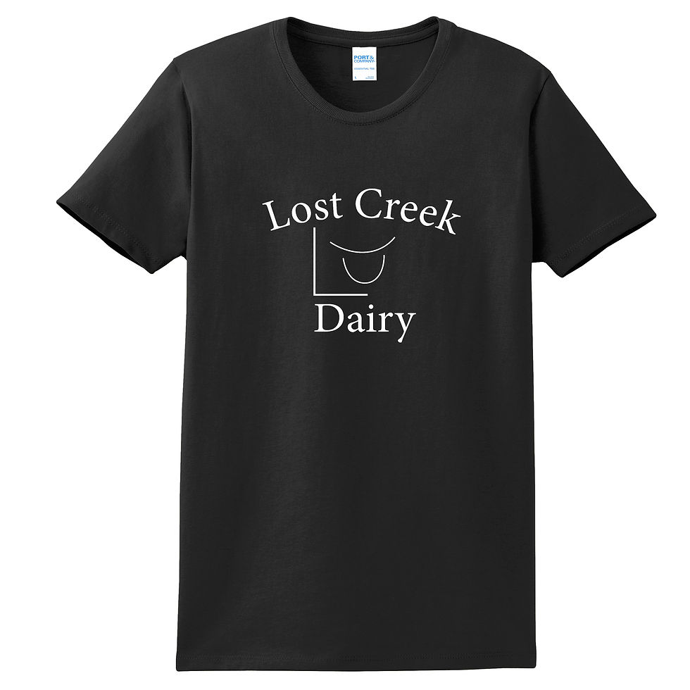 Lost Creek Dairy Basic Ladies T-Shirt