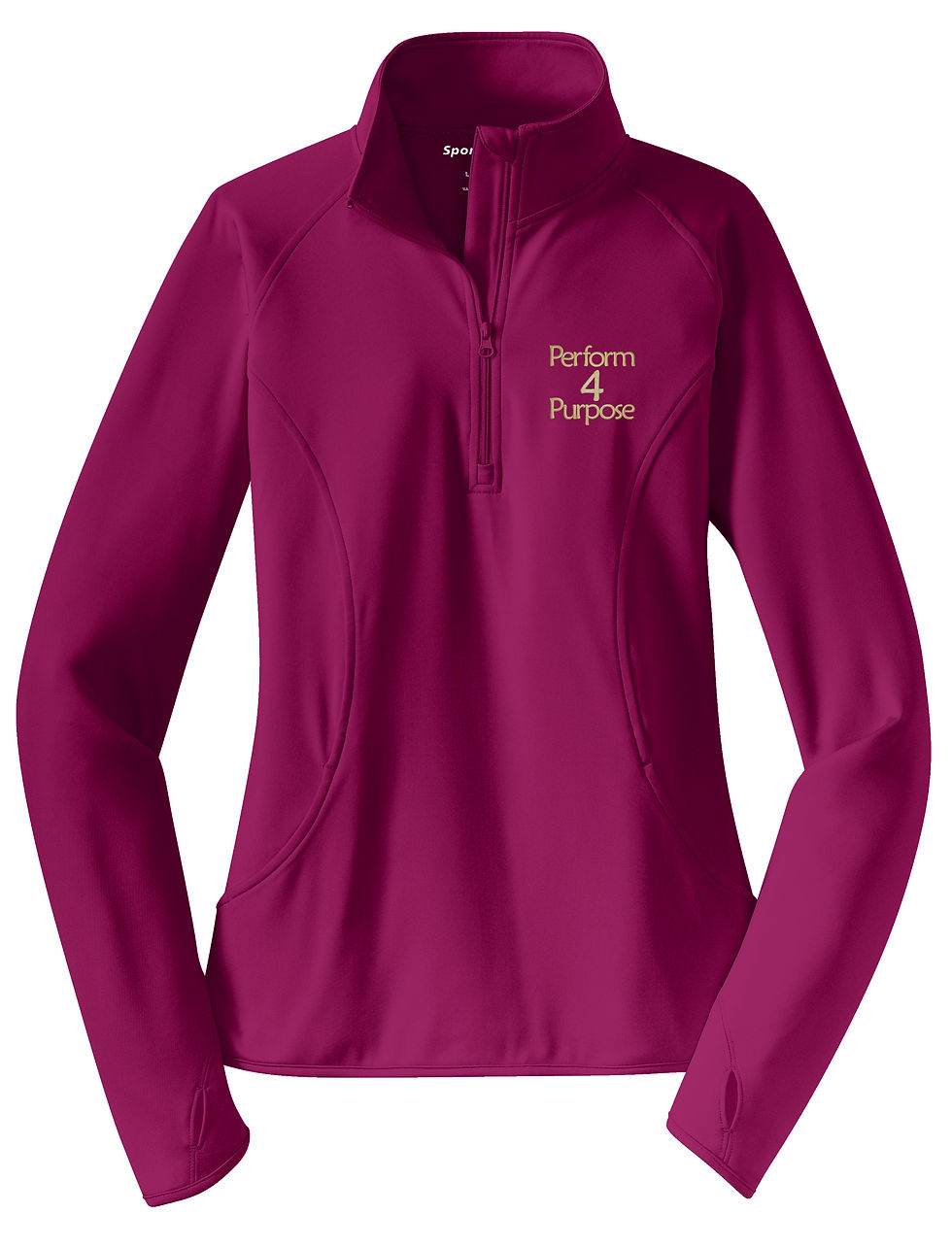 Thumbnail: Perform 4 Purpose Ladies 1/2 Zip Wicking Pullover LST850