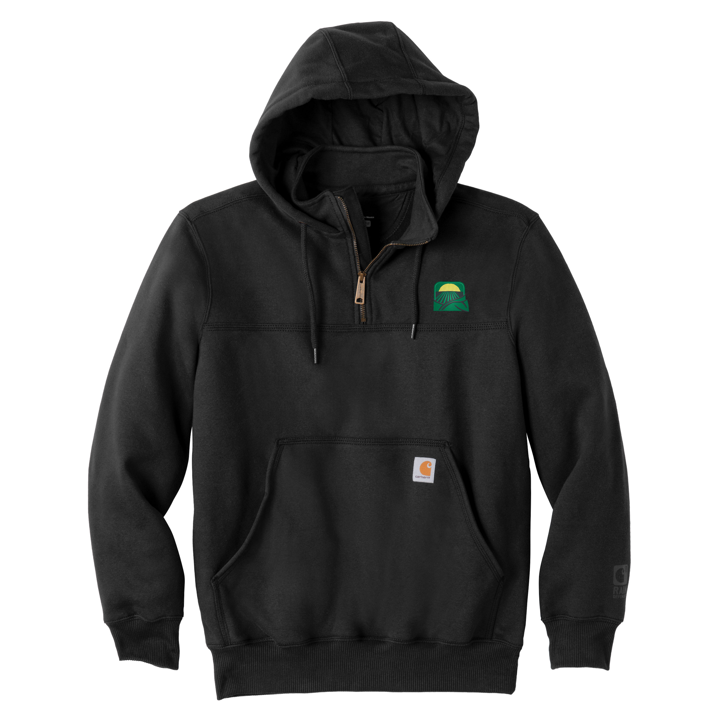 OBH Carhartt® Rain Defender® Paxton Heavyweight Hooded Zip Mock Sweatshirt