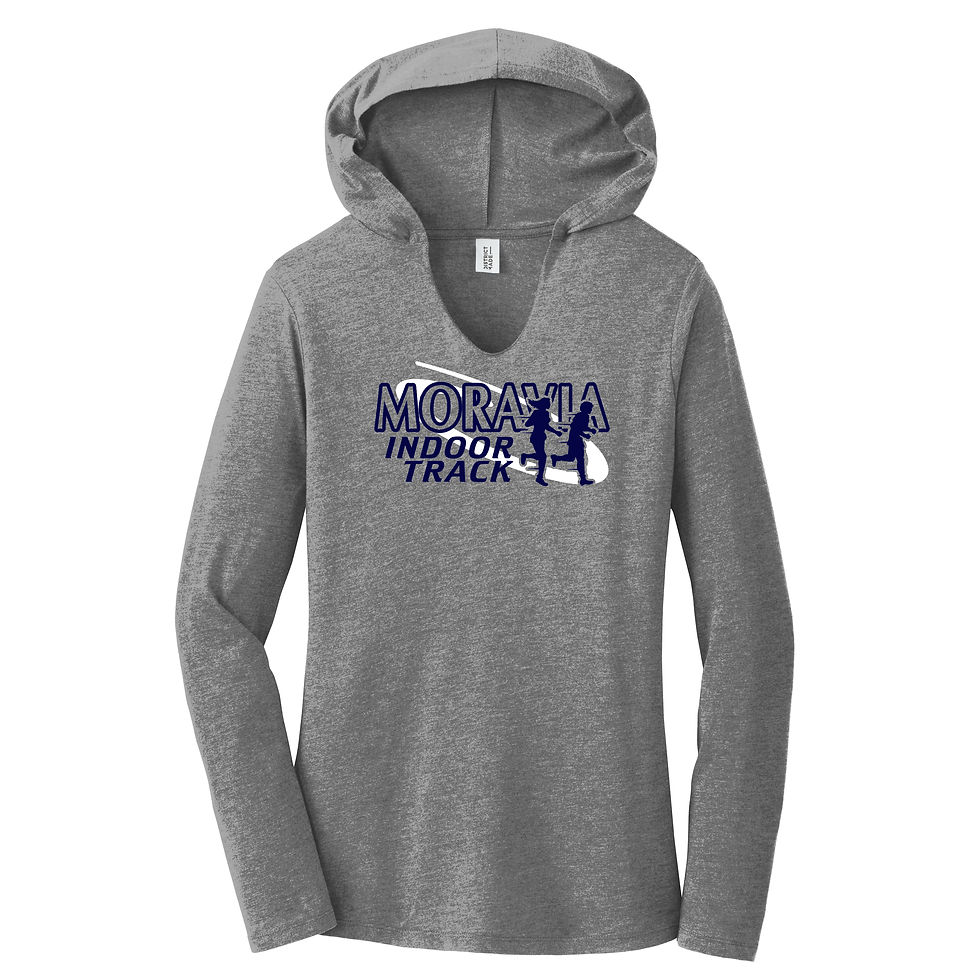 Moravia Indoor Track Ladies Perfect Tri Long Sleeve Hoodie DM139L