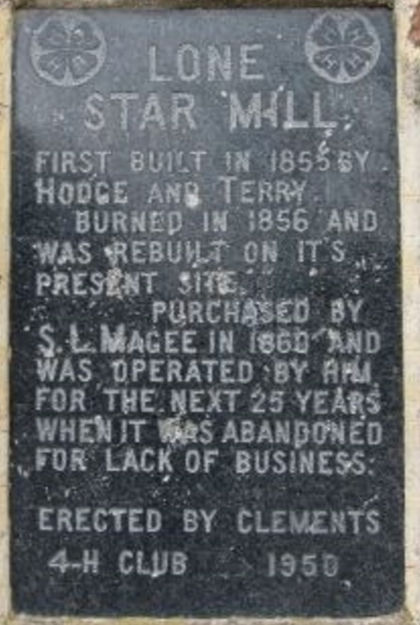 Lonestar Mill Marker
