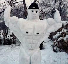 Even Snow Men Get a Workout