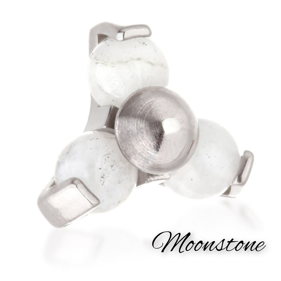 Thumbnail: Trinity Bezel Stone Internal Thread Attachment
