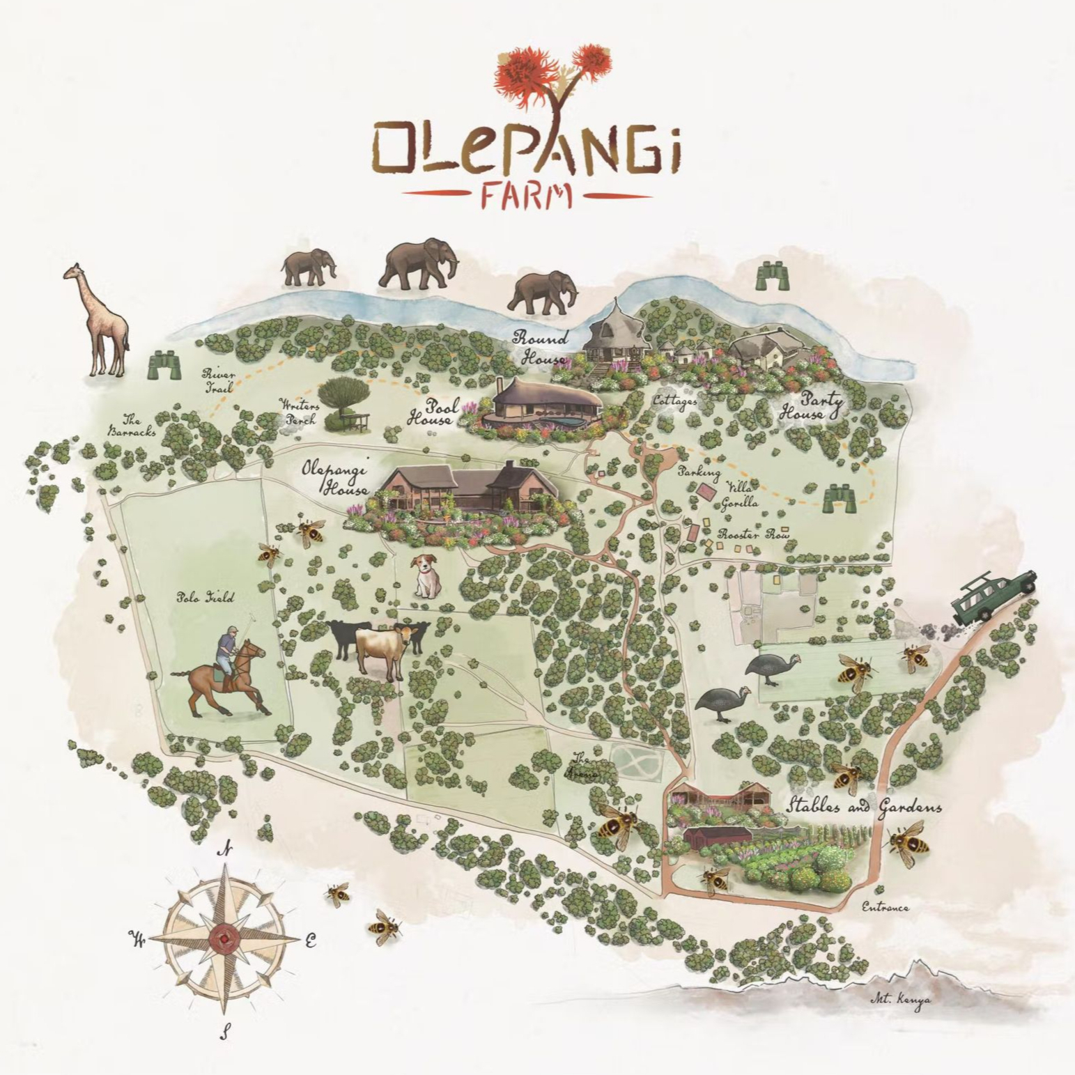 Olepangi Farm, Timau, Artist in Residence, Laikipia, Kenya, 2022