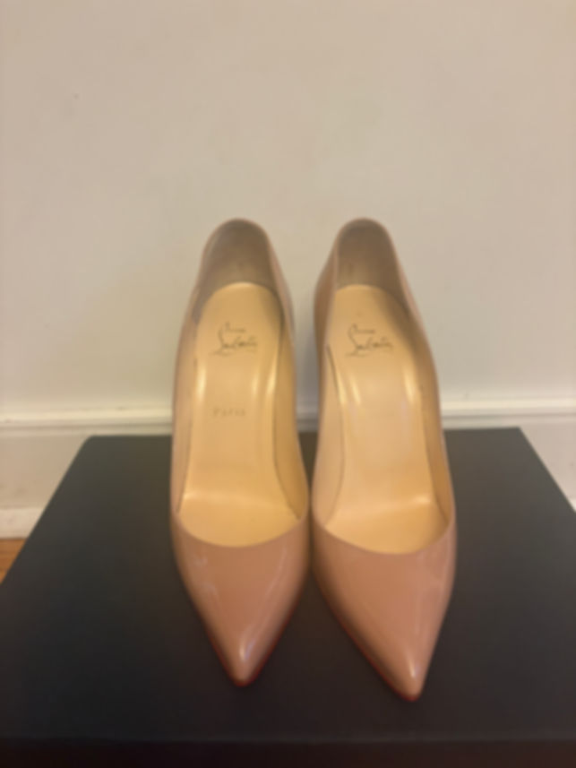 Christian Louboutin Nude Patent Leather - "Icon Status" - Size 40 (9 US)