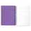 Thumbnail: Flamingo Fantasy Spiral Bound Journal Design -- Purple